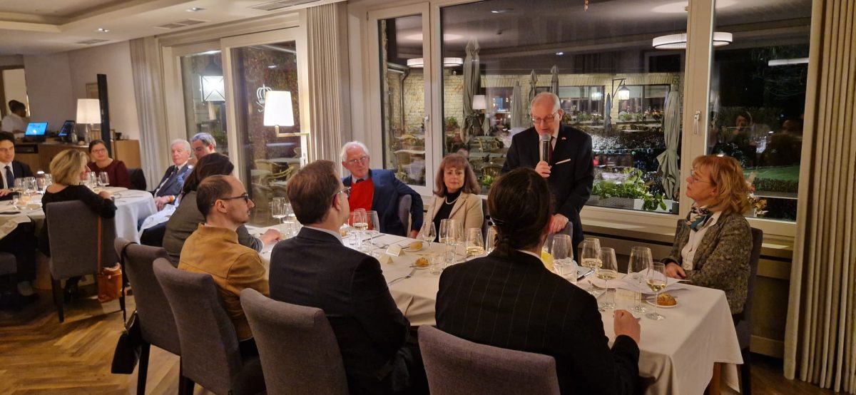 Thursday 6 November 2025: Dinner-Talk with H.E.  Ambassador Benno Laggner at the Golf Club Grand Ducal