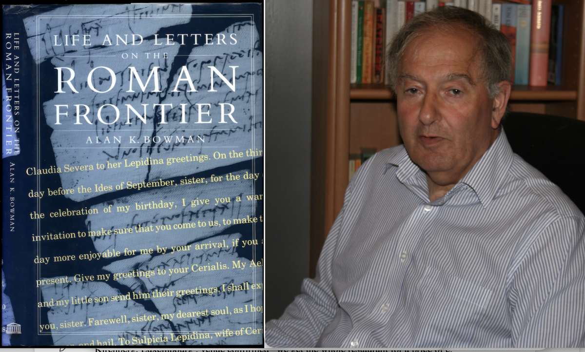 6 May 2026, 18.30: Prof Alan Bowman: Voices of Rome’s Northern Frontier: ‘Reading the Vindolanda Tablets’ Conference, followed by exclusive dinner